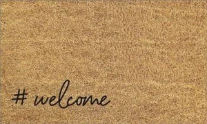 18" x 30" WELCOME Non-slip Coir Door Mat