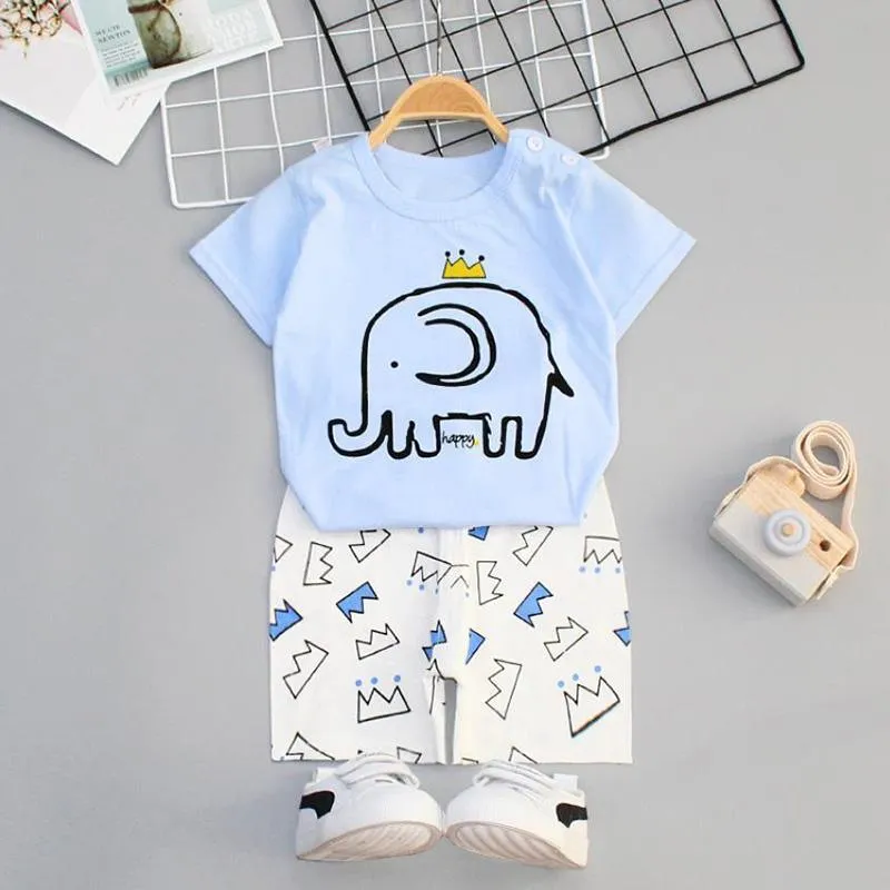 2-piece Thin Pajamas Sets for Toddler Boy Wholesale Children's Clothing