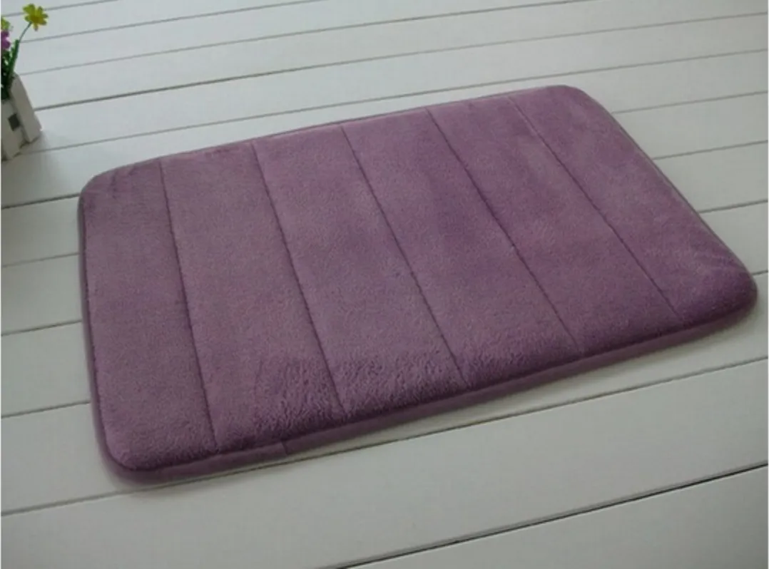 Absorbent Soft Memory Foam Mat Bath Bathroom Bedroom Floor Shower Rug Non-slip