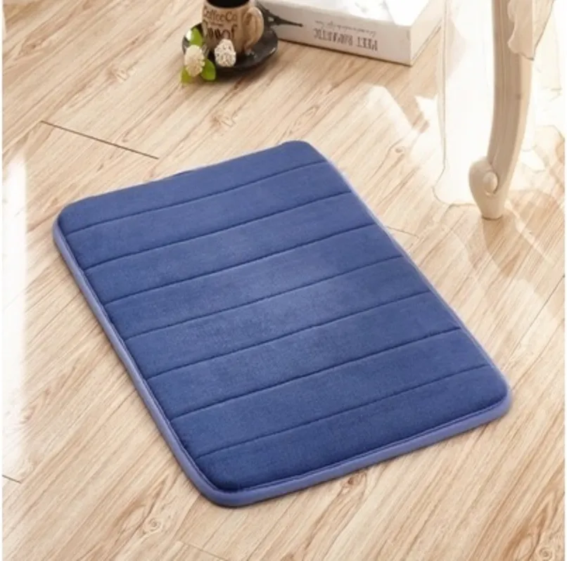 Absorbent Soft Memory Foam Mat Bath Bathroom Bedroom Floor Shower Rug Non-slip