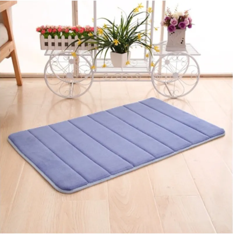 Absorbent Soft Memory Foam Mat Bath Bathroom Bedroom Floor Shower Rug Non-slip