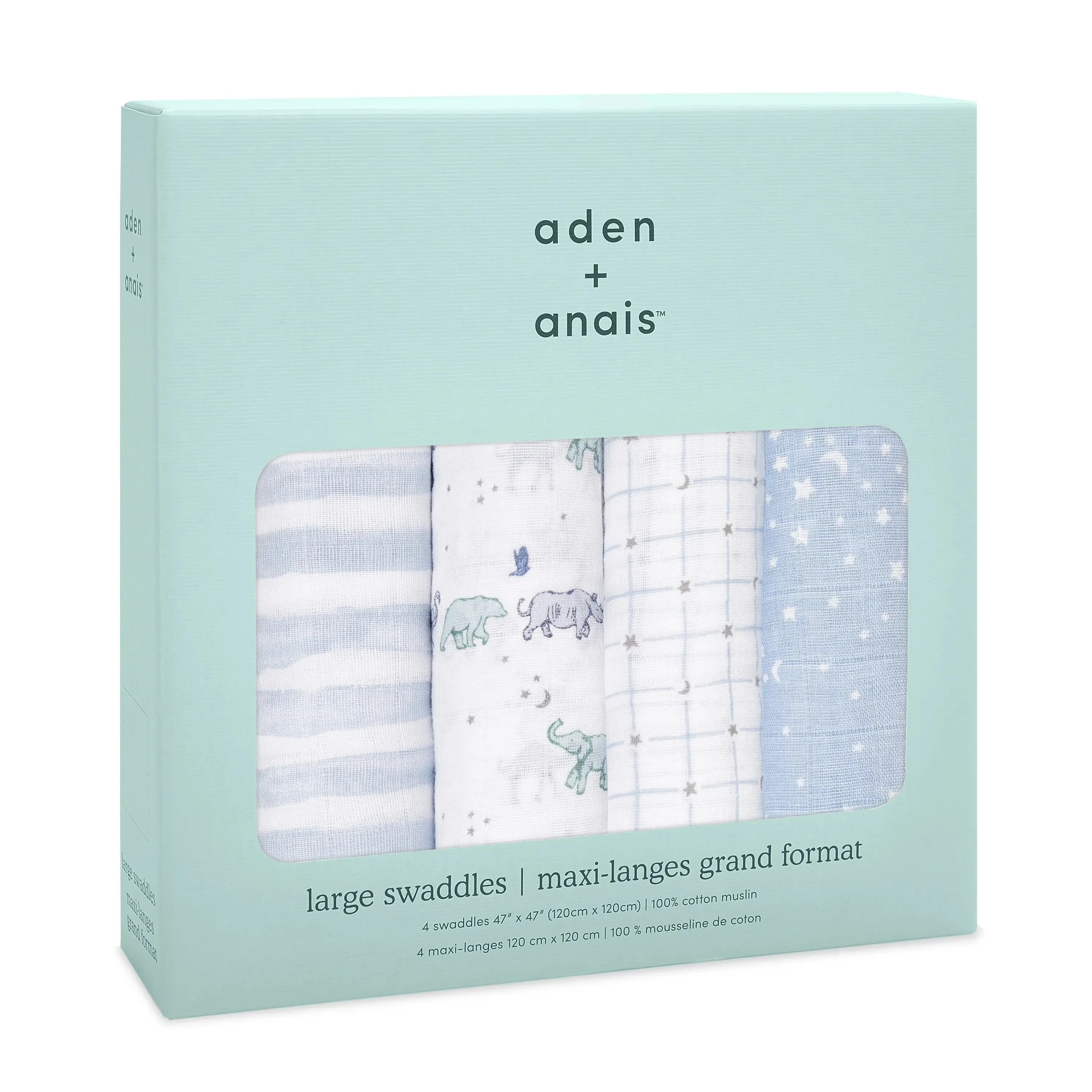 Aden   Anais Classic Muslin Swaddles (4-Pack)