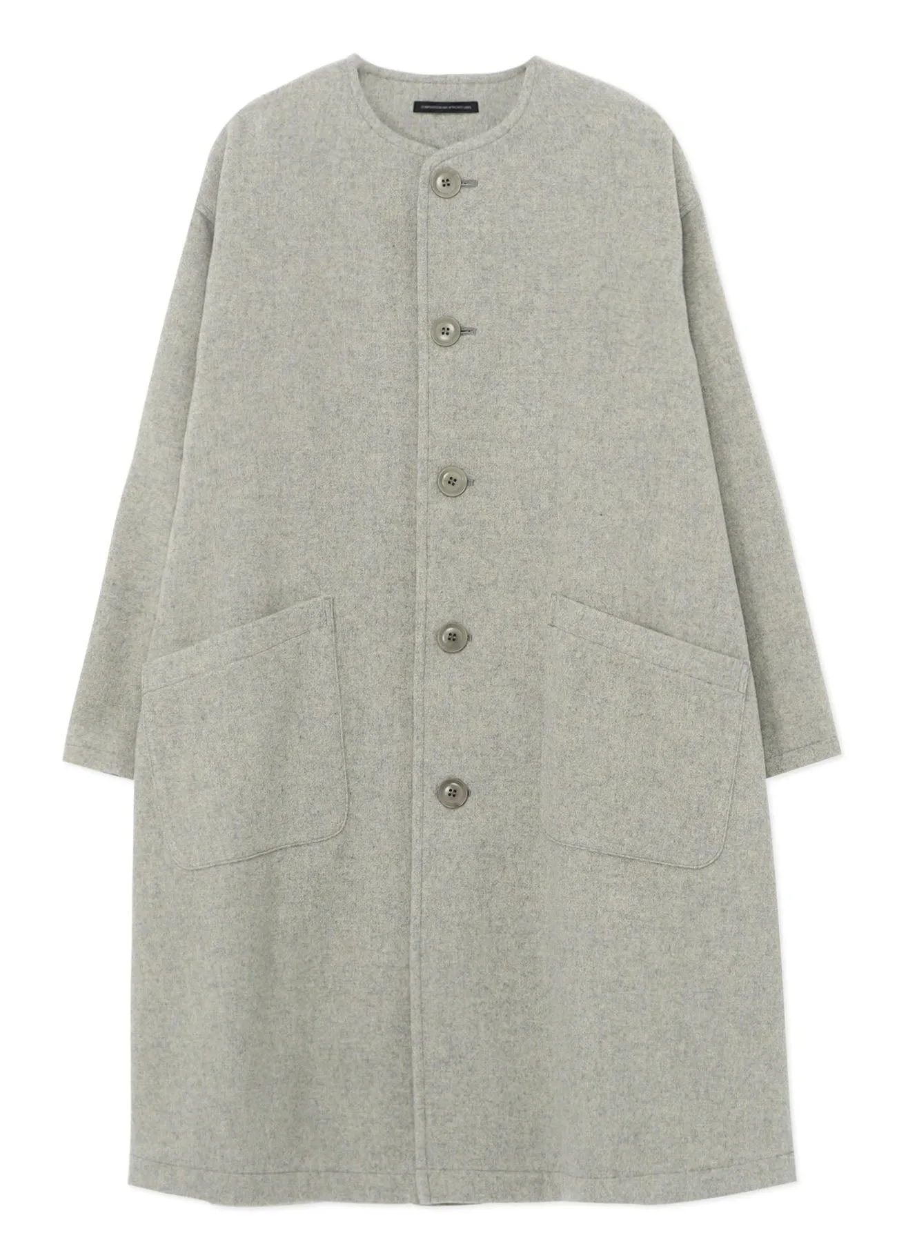 AIRY MOSSER COLLARLESS COAT