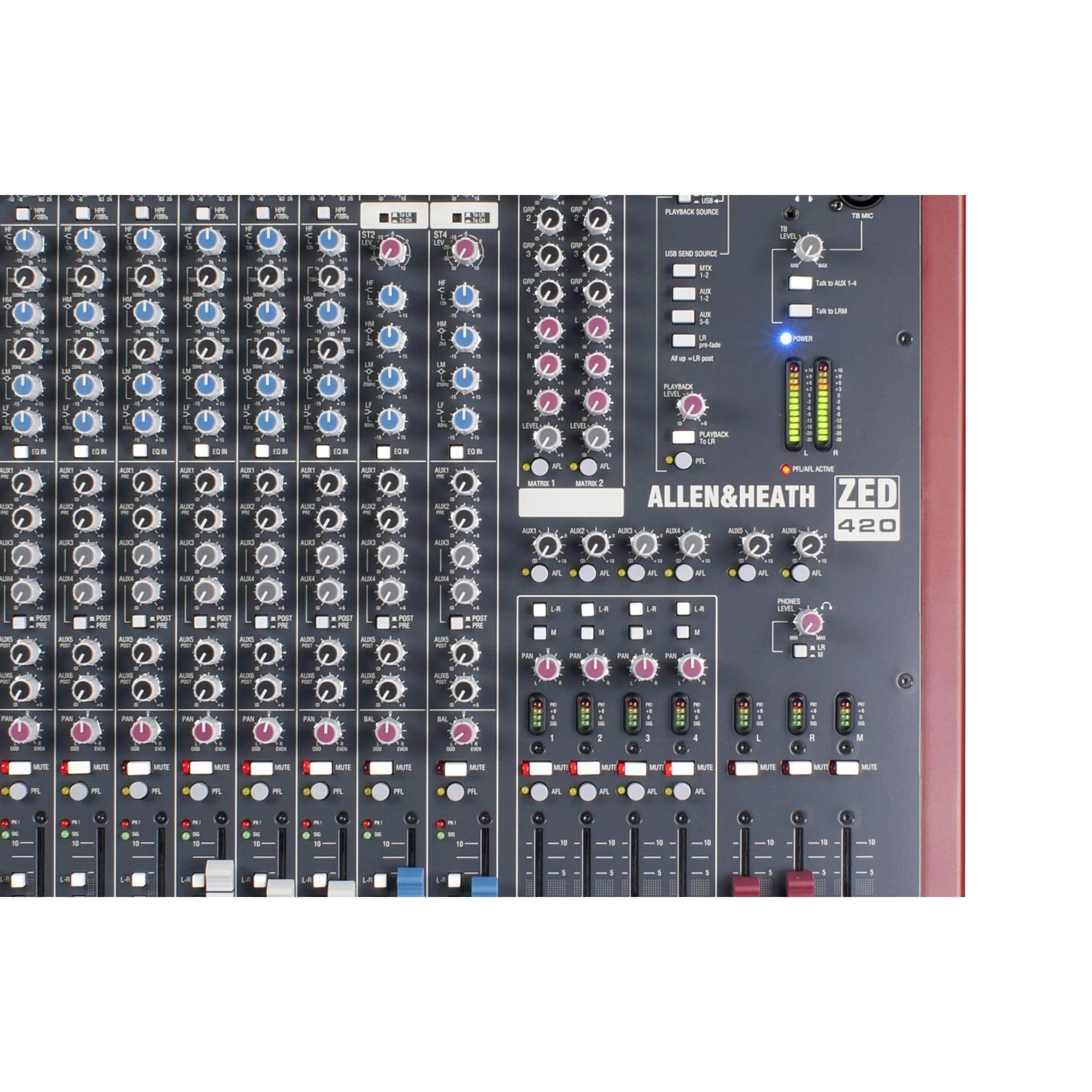 Allen & Heath ZED2042 -420 4 Bus Mixer for Live Sound and Recording