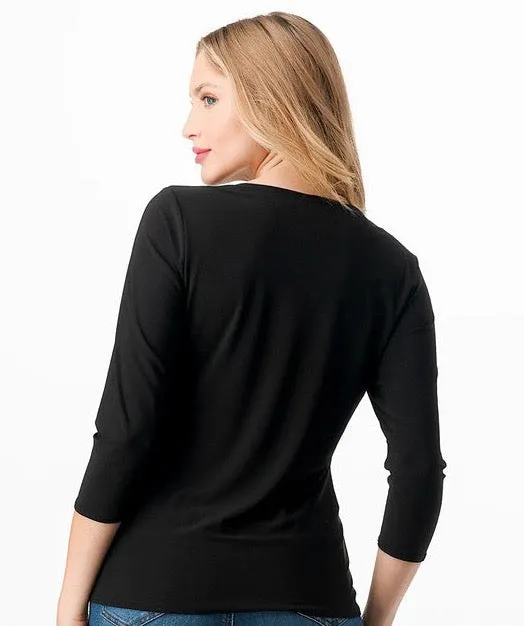 Andrea Layering Top-3/4 Sleeves