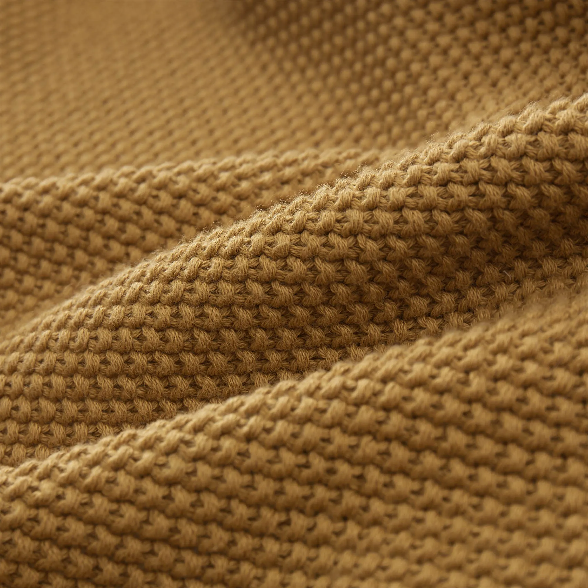 Antua Cotton Blanket [Bright mustard]