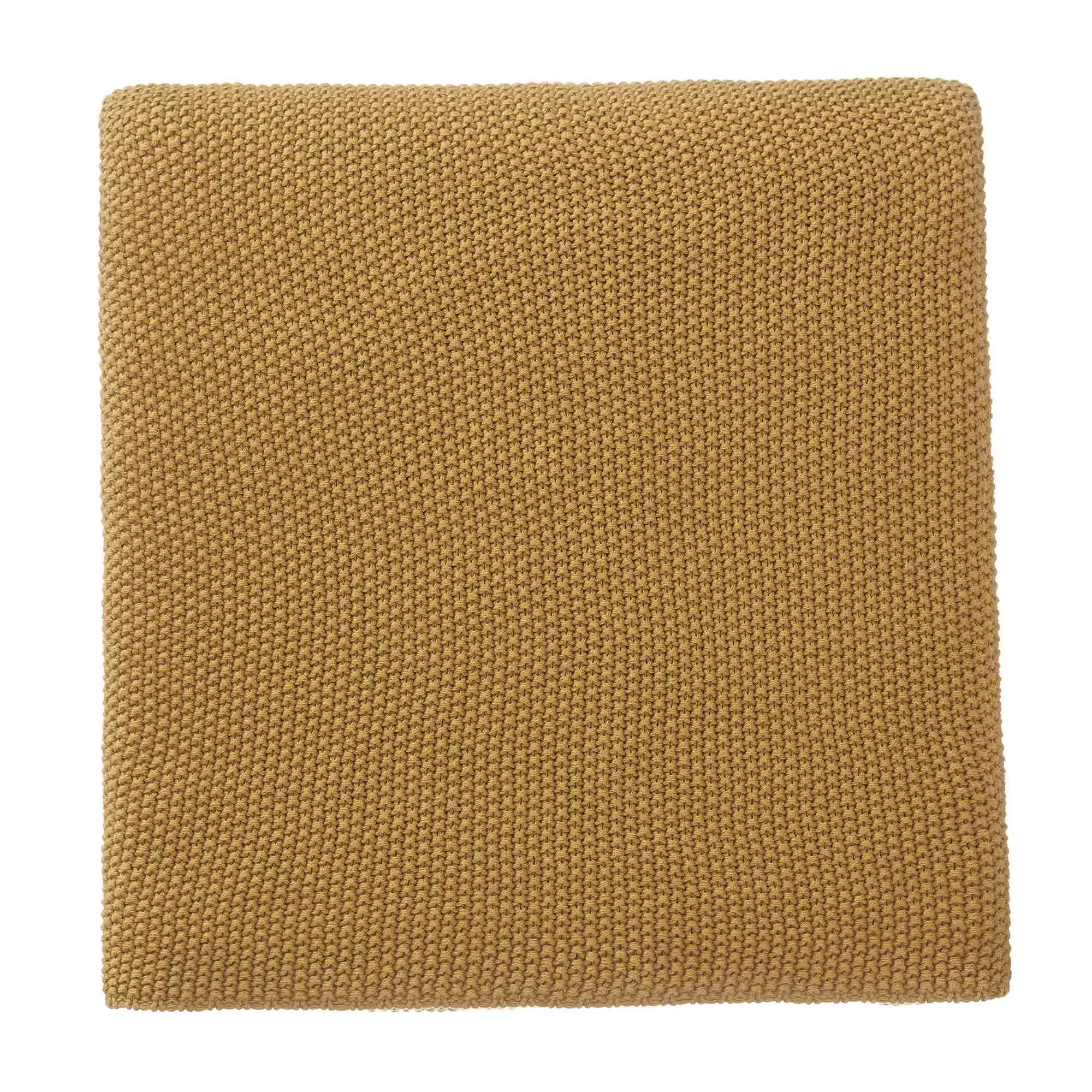 Antua Cotton Blanket [Bright mustard]