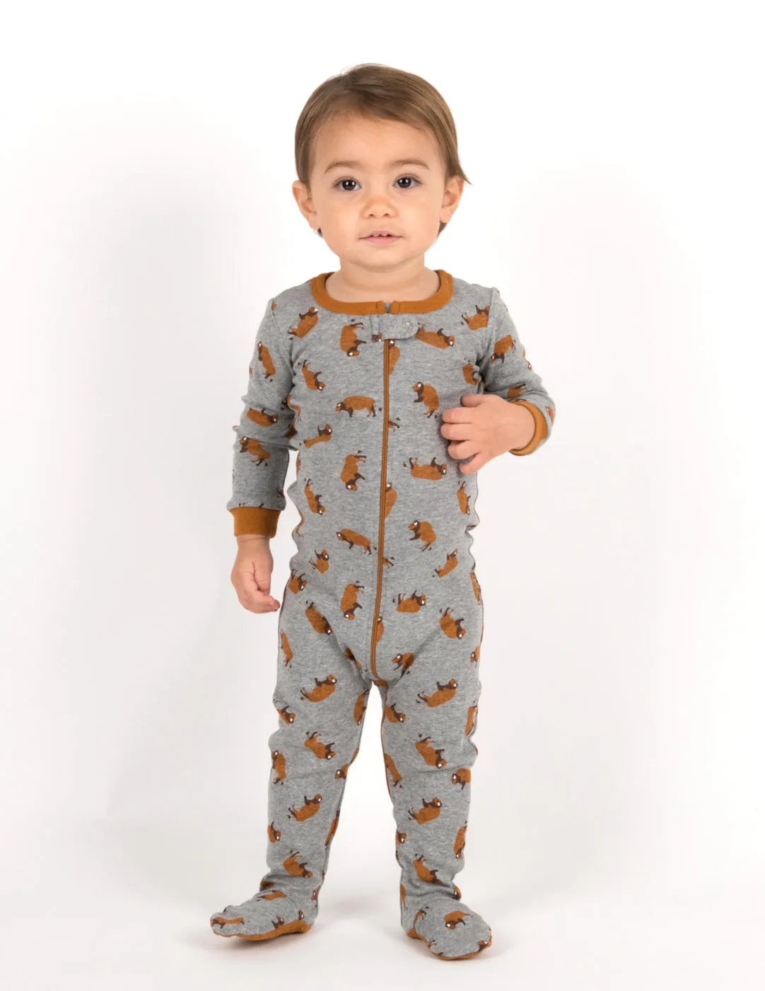 Baby Footed Wild Animals Pajamas