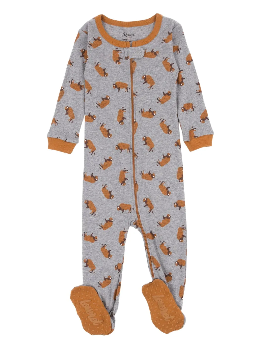 Baby Footed Wild Animals Pajamas