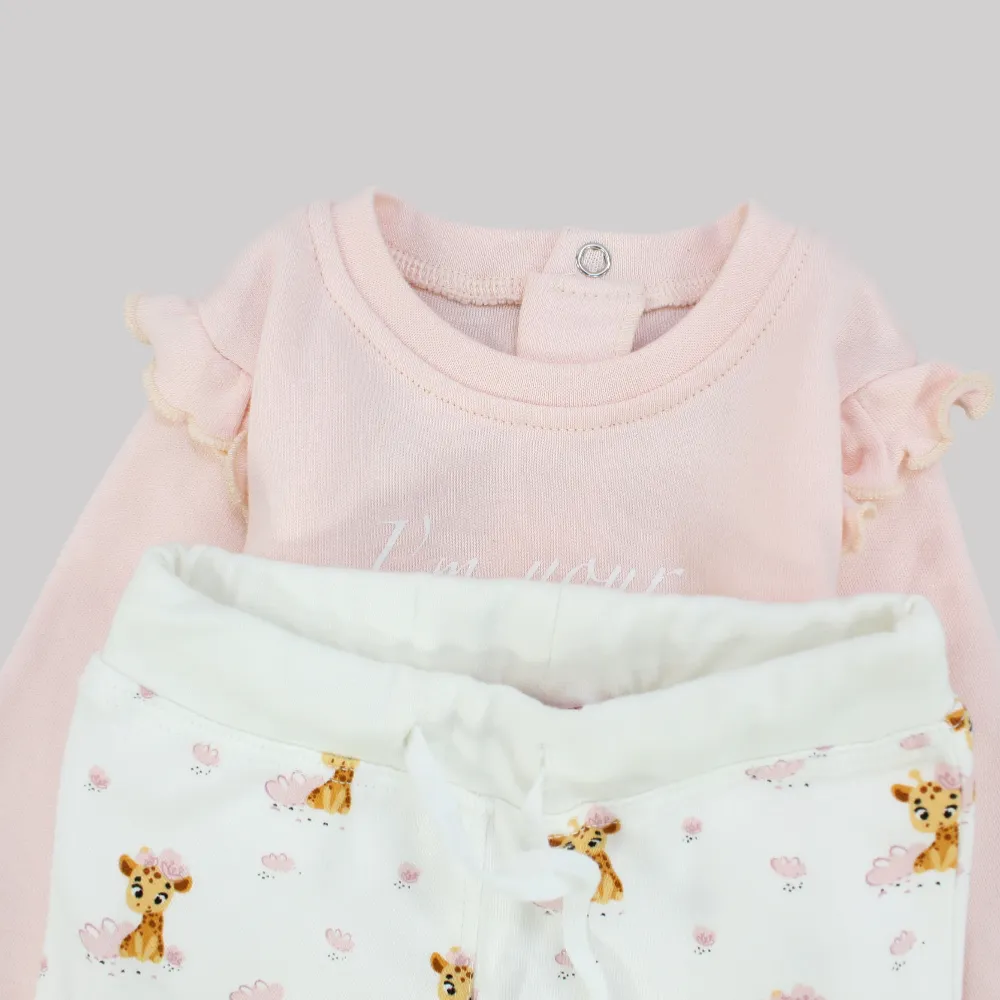 Baby Giraffe Long-Sleeved Pajama