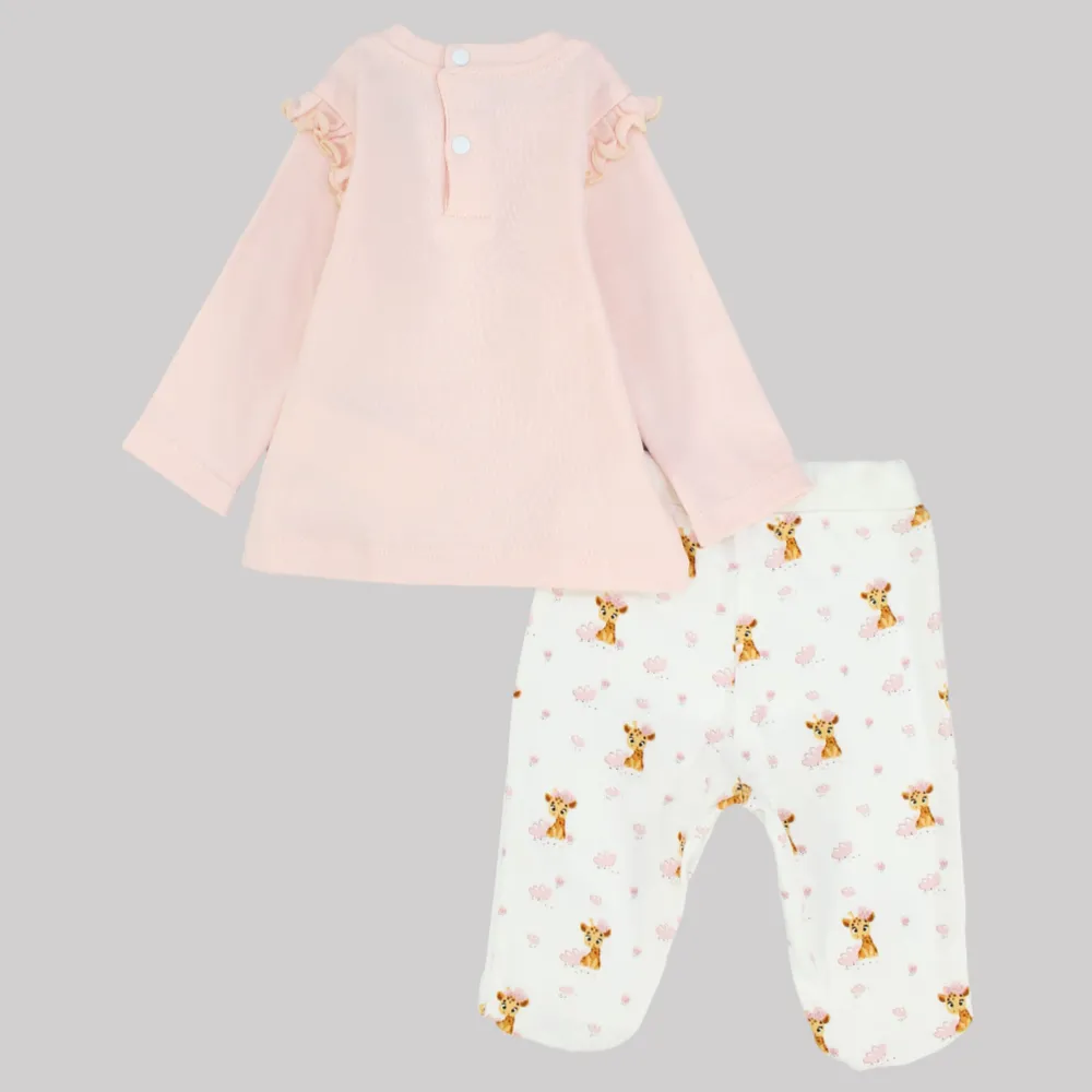 Baby Giraffe Long-Sleeved Pajama