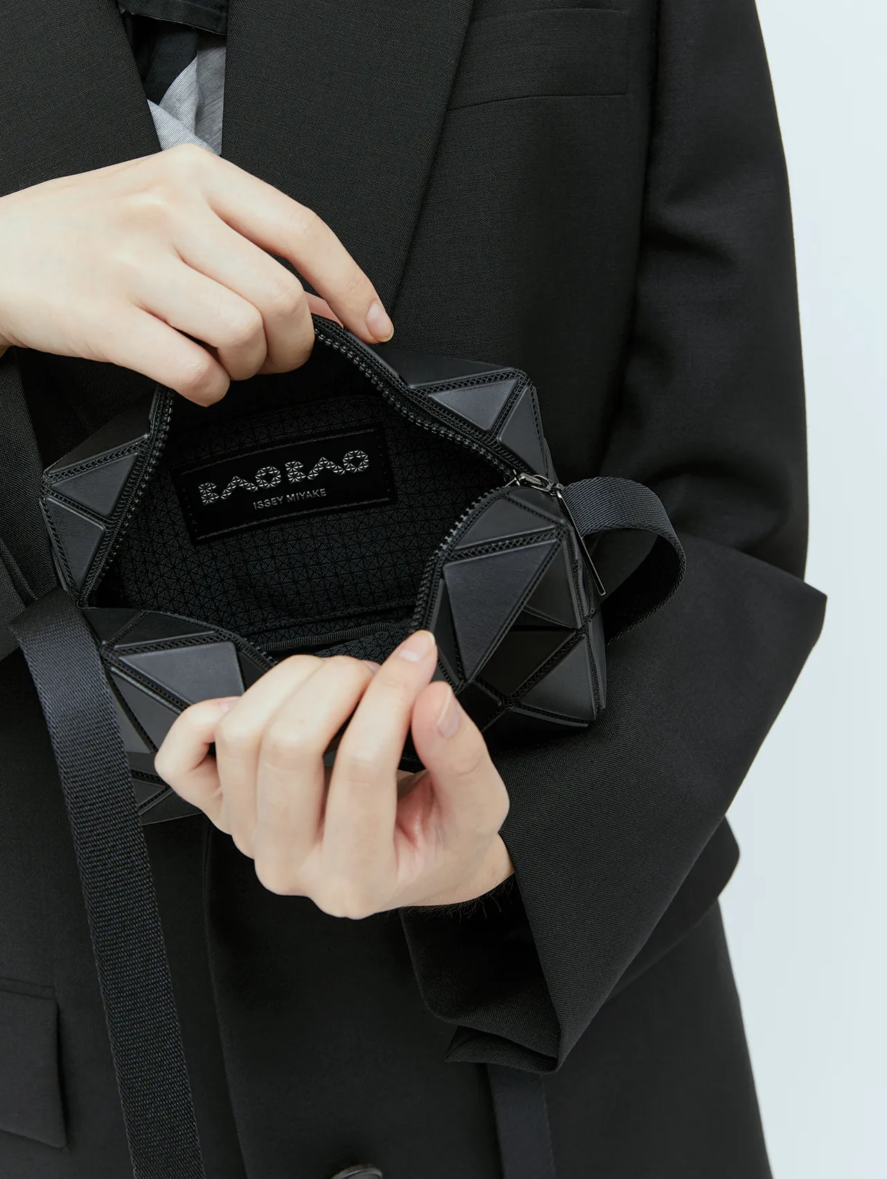 Bao Bao Issey Miyake Matte Black Cuboid Crossbody