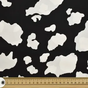 Black & White Cow Cotton Print