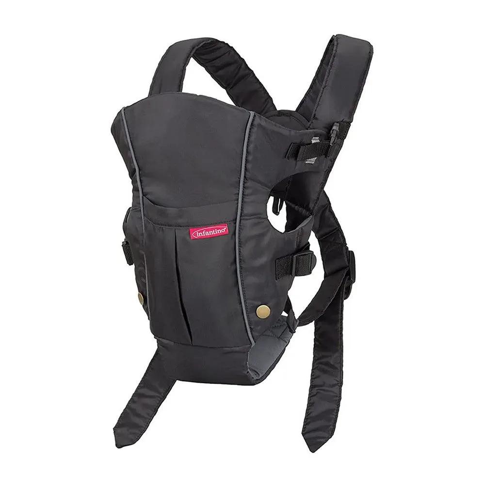 Black Infantino Swift Classic Carrier - Birth To 12 Months