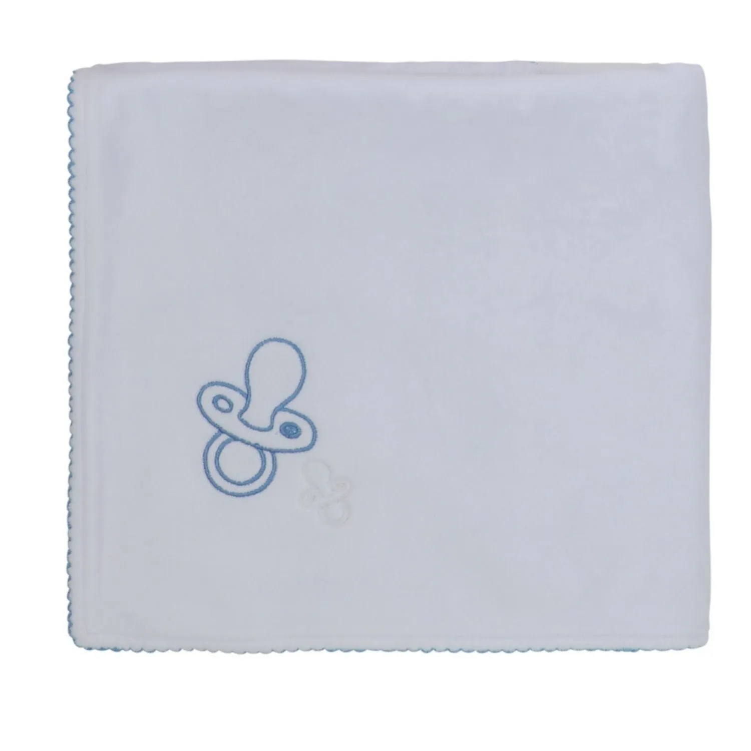 Bondoux Paci Embroidered Velour Blanket Boys