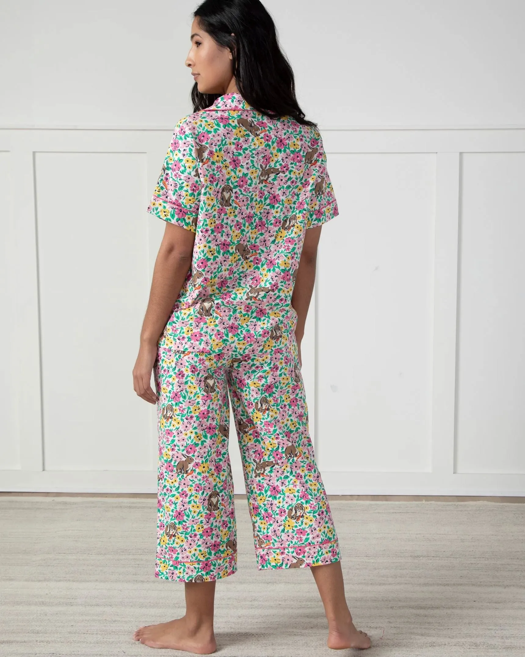 Bunny Trail Short Sleeve Crop Pant Set