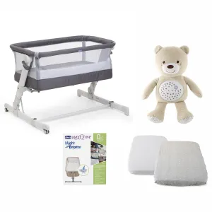 Chicco Next2Me Pop Up Crib Bundle - Atmosphere