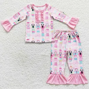 Christmas Baby Girls Pajamas Long Sleeve Sleepwear Sets GLP0623