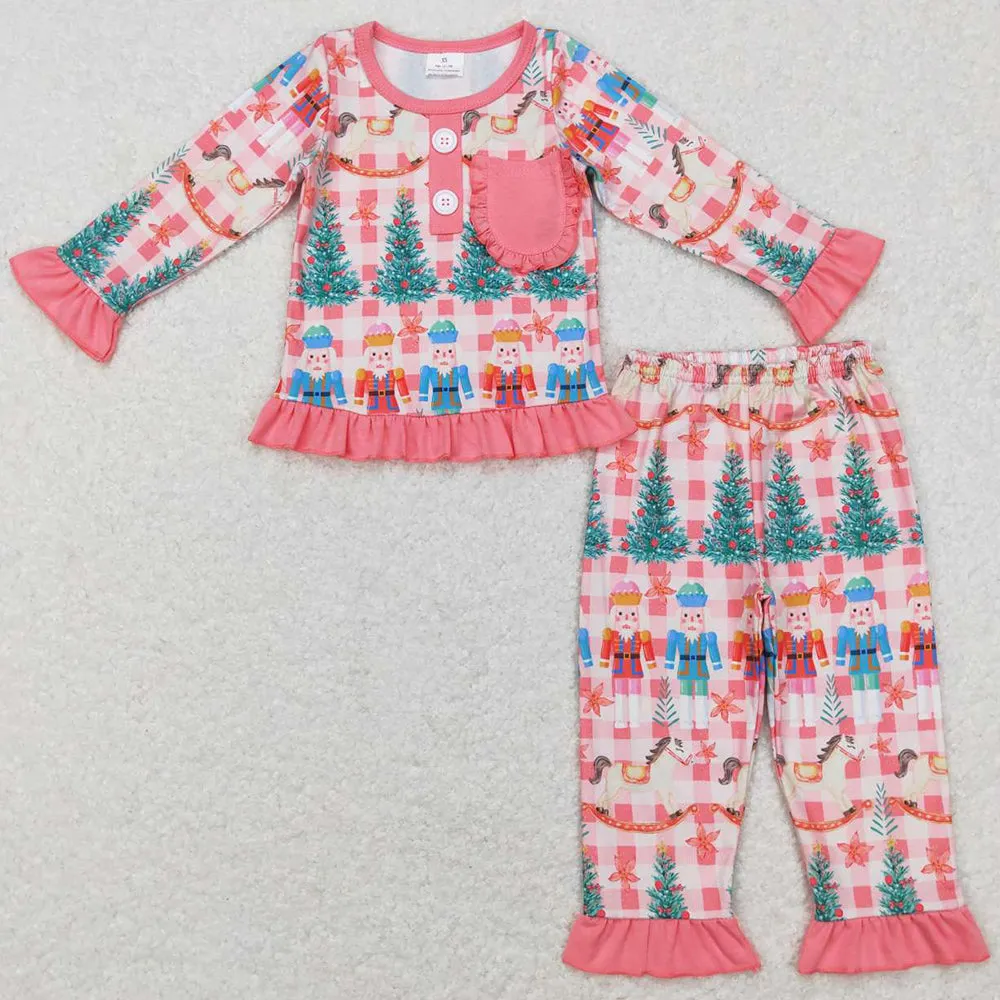 Christmas Boutique Girls Pajamas Sleepwear Sets GLP0749