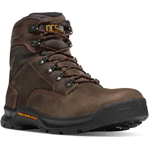 Danner Men`s Boots #12435 | Crafter 6" Brown NMT | Oil & Slip Resistant Boots | Electrical Hazard Boot Leather