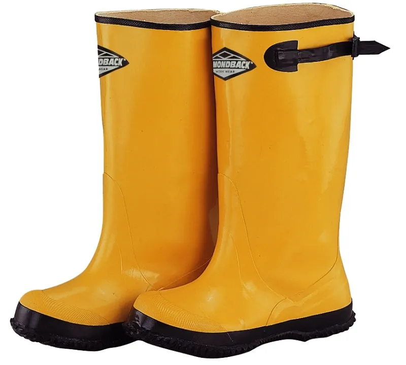 Diamondback RB001-16-C Over Shoe Boots, 16, Yellow, Rubber Upper, Slip on Boots Closure :PR: QUANTITY: 1