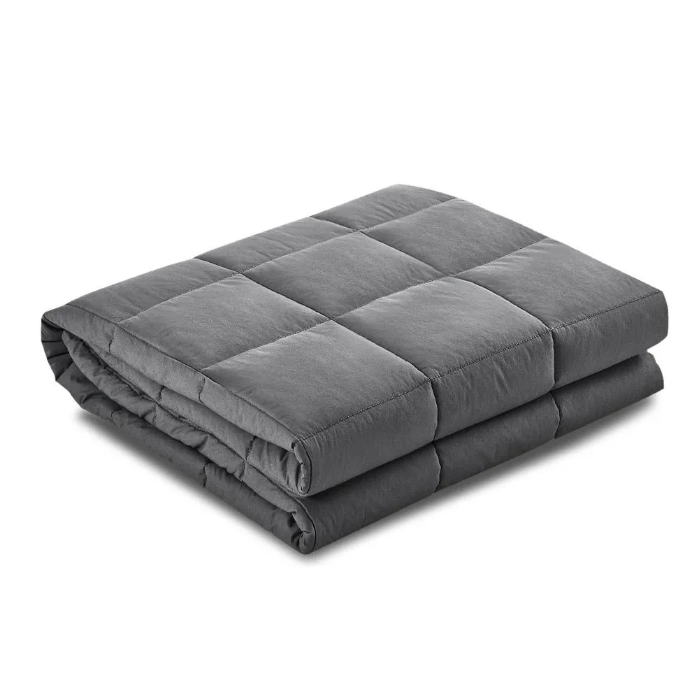 Extra Small Kids Weighted Calming Blanket 2.3KG Dark Grey