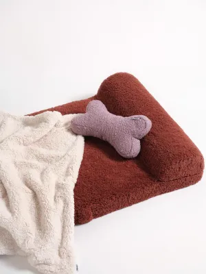 Faux Fur Pet Blanket - Marshmallow