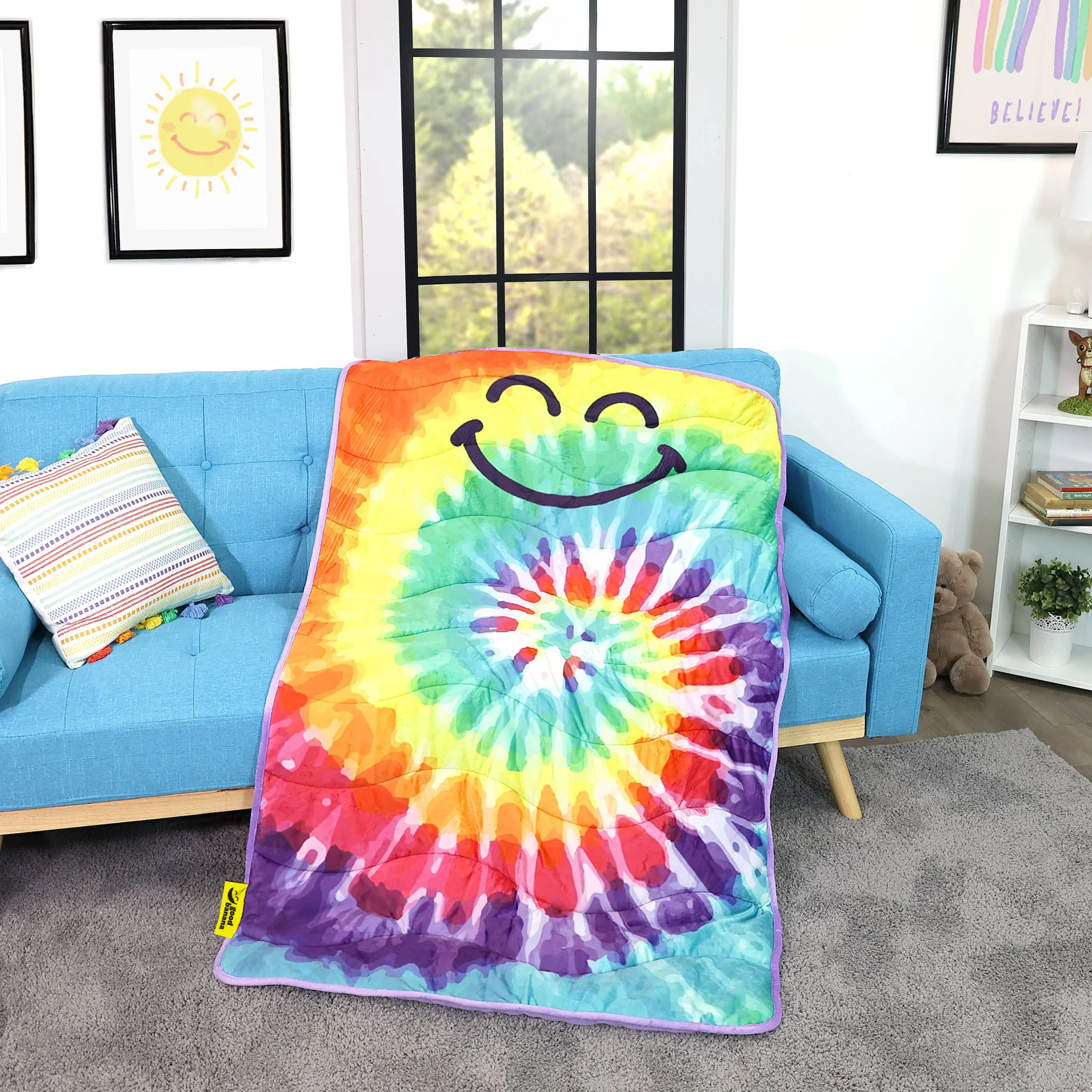 *FINAL SALE* Good Banana Tie Dye Weighted Blanket