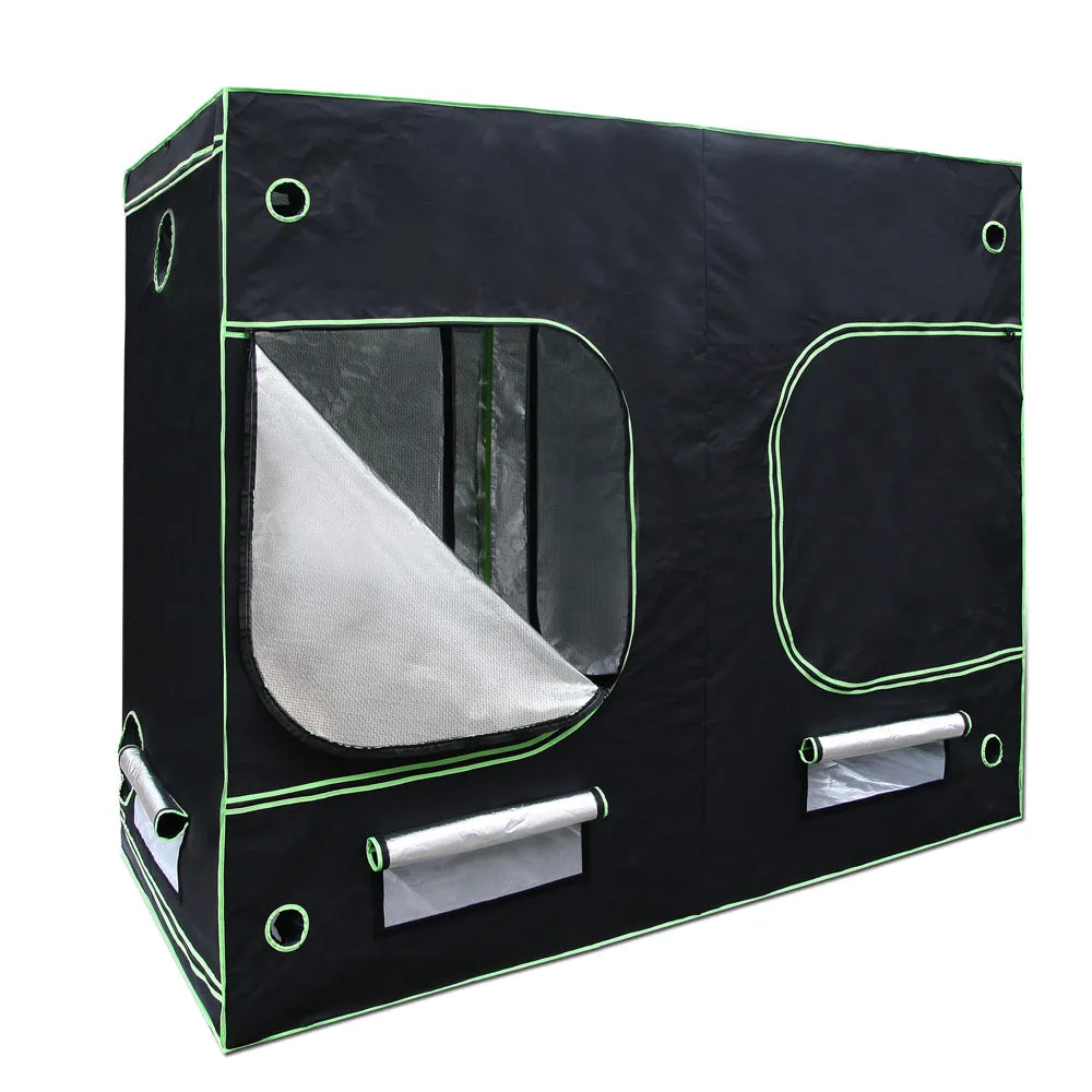 Greenfingers 1680D 2.4MX1.2MX2M Hydroponics Grow Tent Kits Hydroponic Grow System