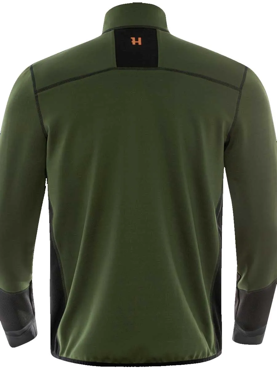 HARKILA Scandinavian Fleece Jacket - Mens - Duffel Green & Black