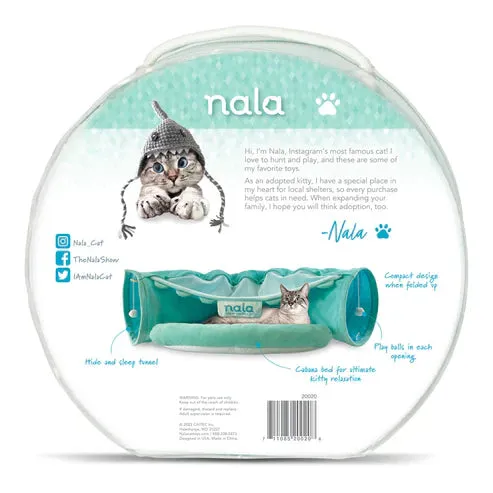 Hero Nala Cat Tunnel Bed (12.0"L x 12.0"W x 7.5"H)