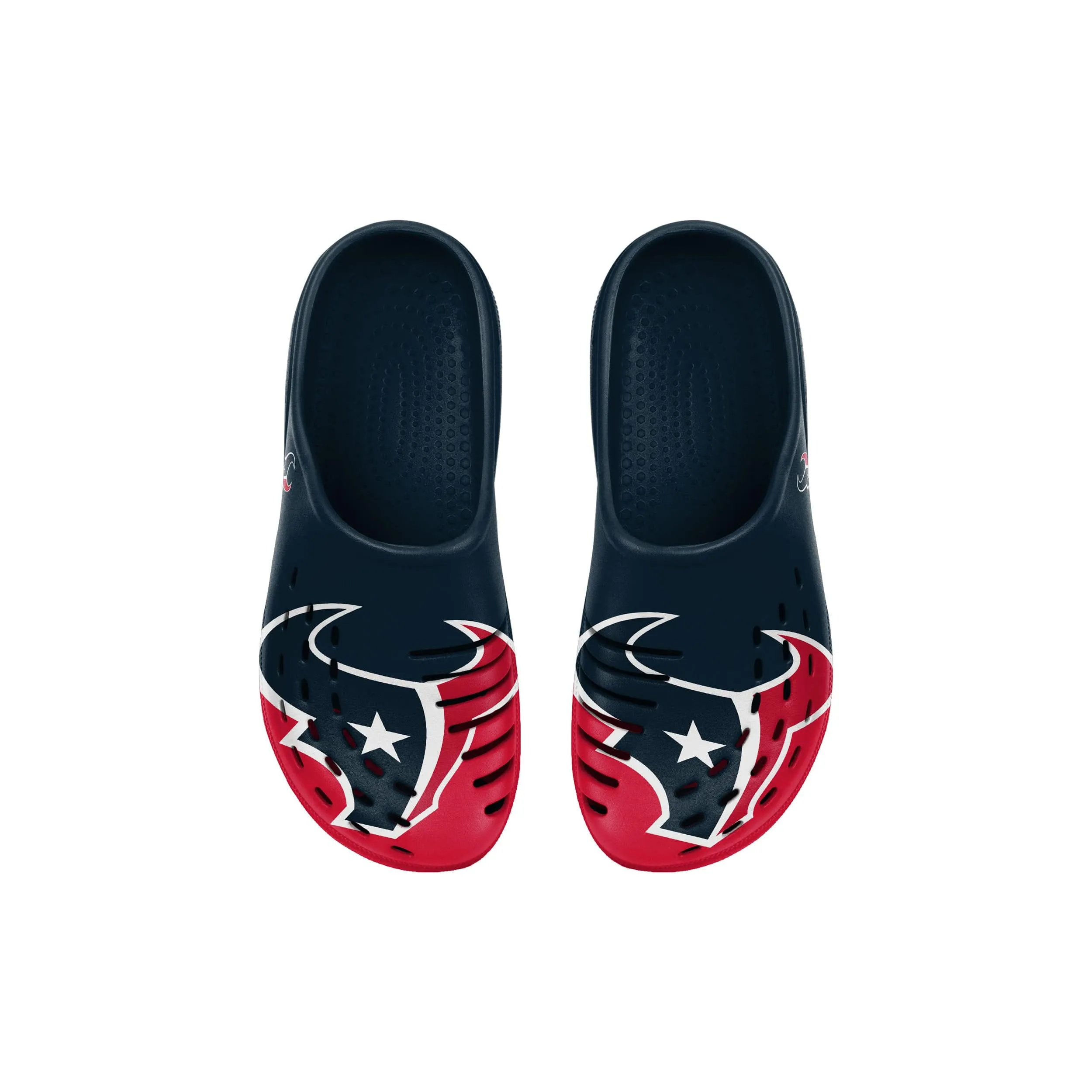 Houston Texans NFL Youth Colorblock Big Logo Clog