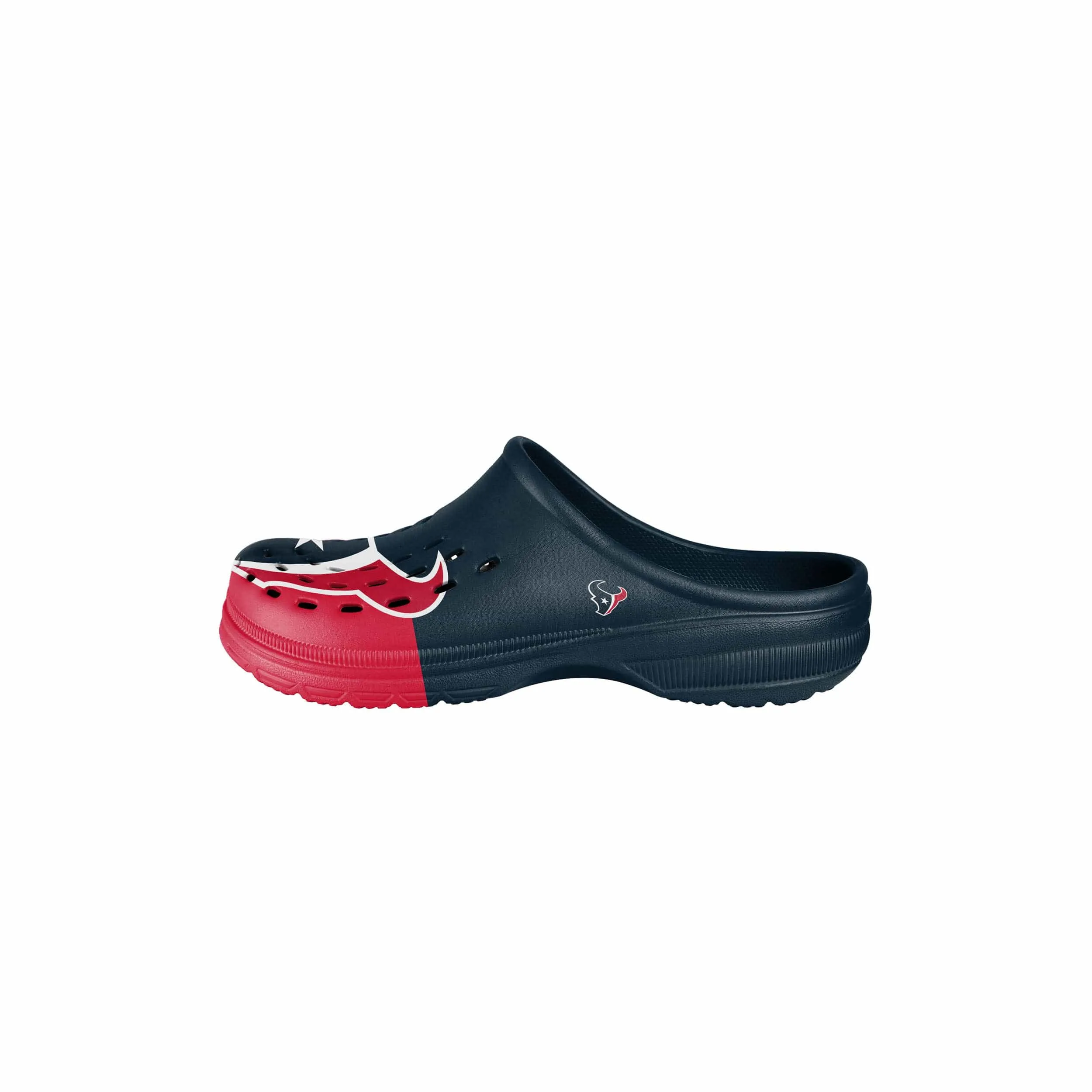 Houston Texans NFL Youth Colorblock Big Logo Clog