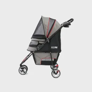 InnoPet® Buggy Avenue (Raincover included) - Grey/Red