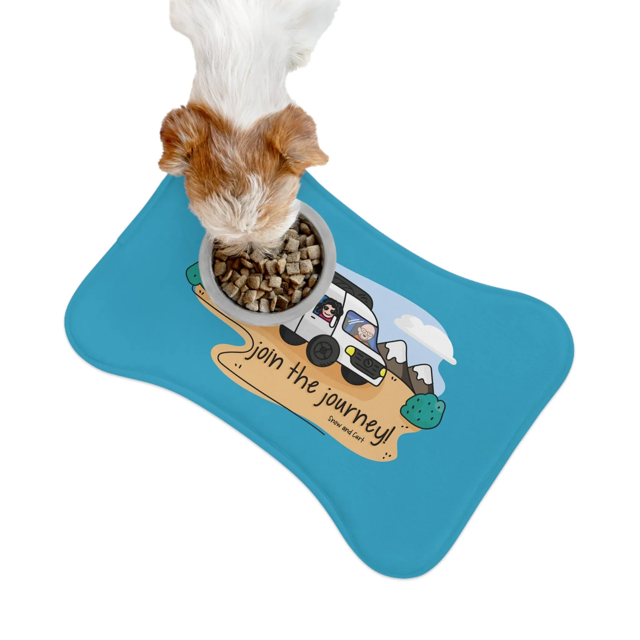 Join The Journey Pet Feeding Mats