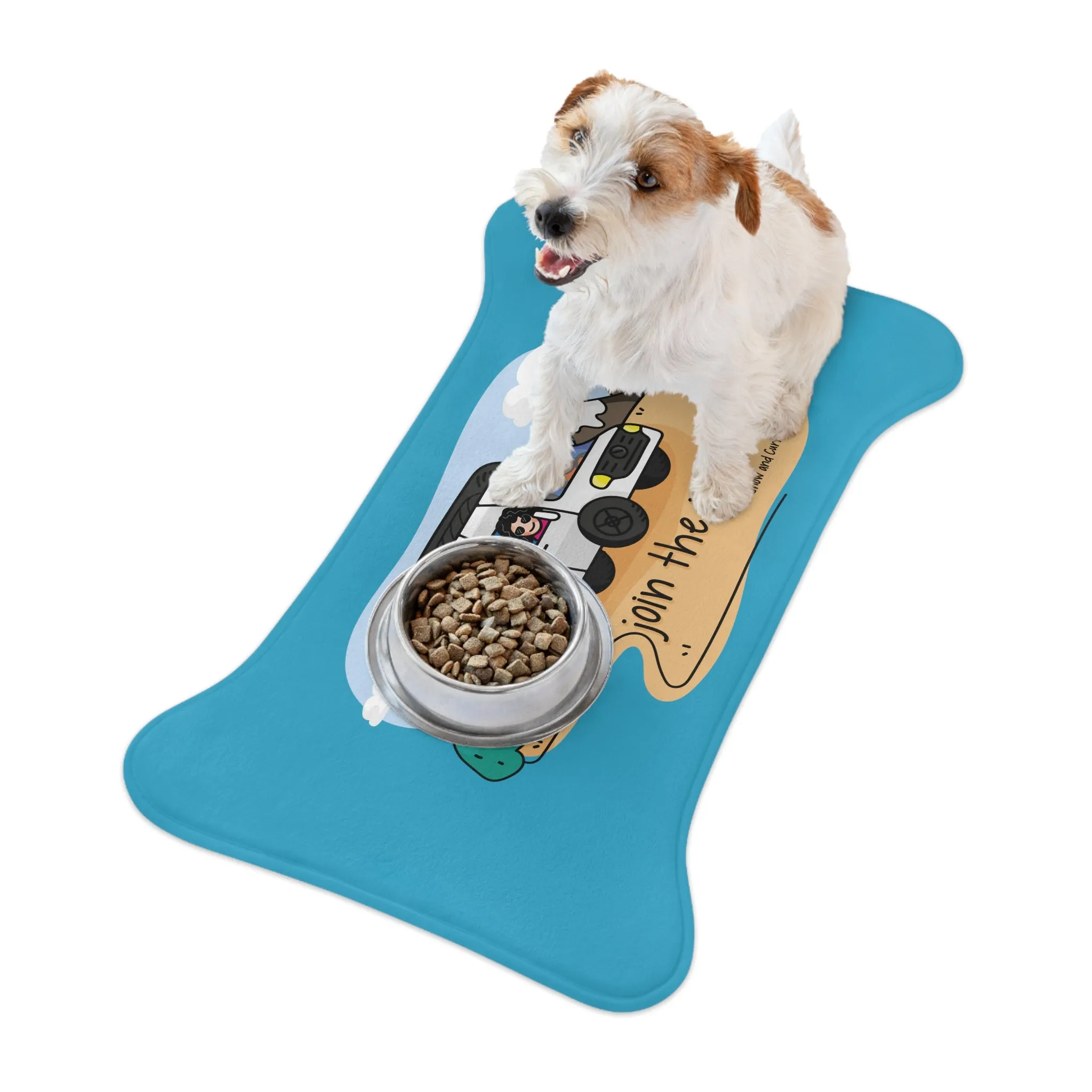 Join The Journey Pet Feeding Mats