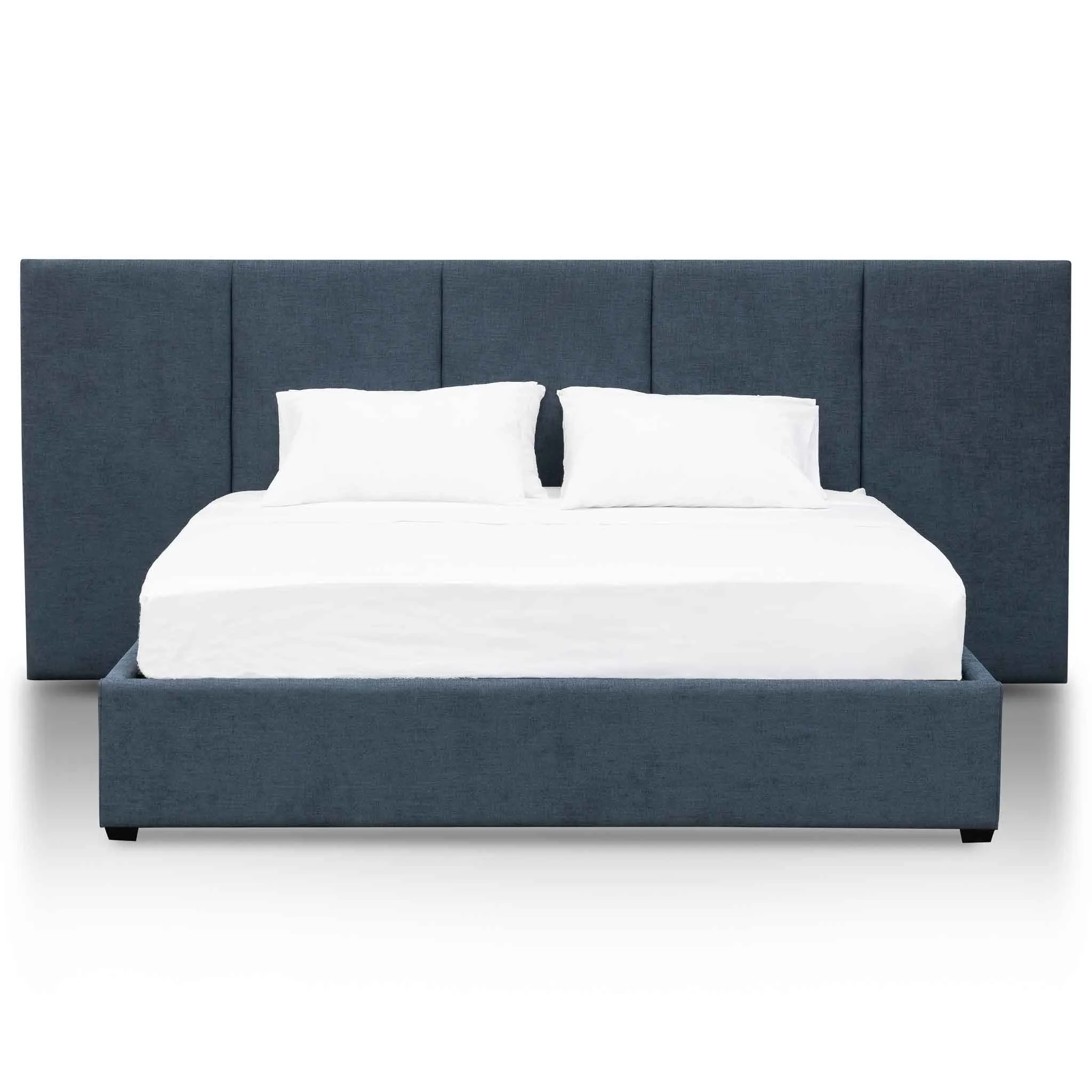 King Bed Frame - Navy Blue