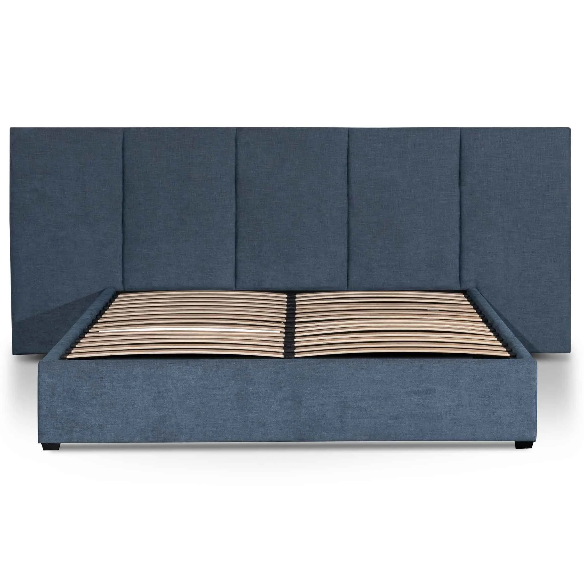 King Bed Frame - Navy Blue