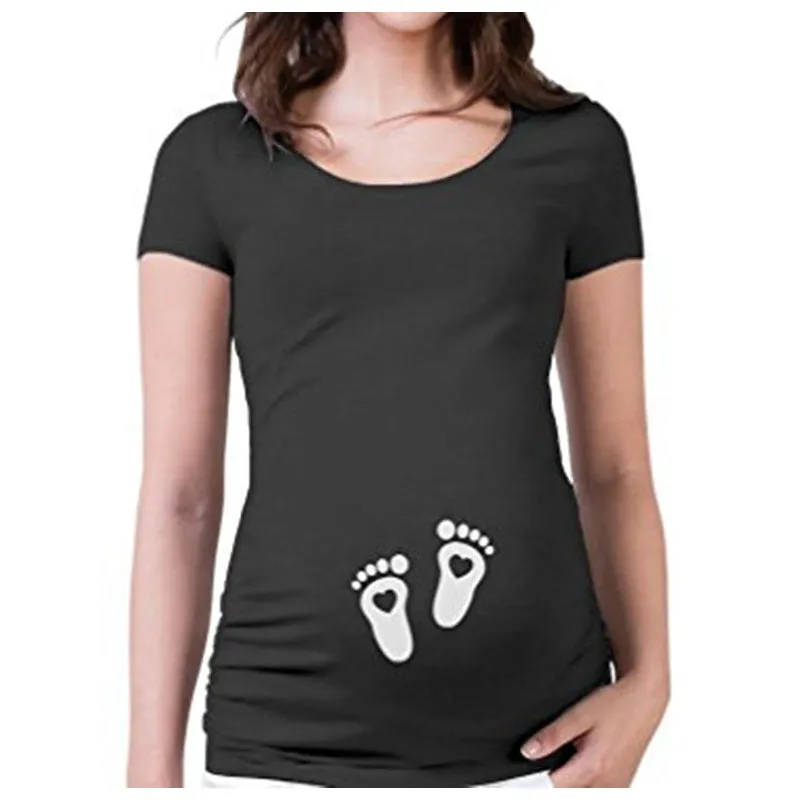 Little Gigglers World Slim Maternity Funny Tops