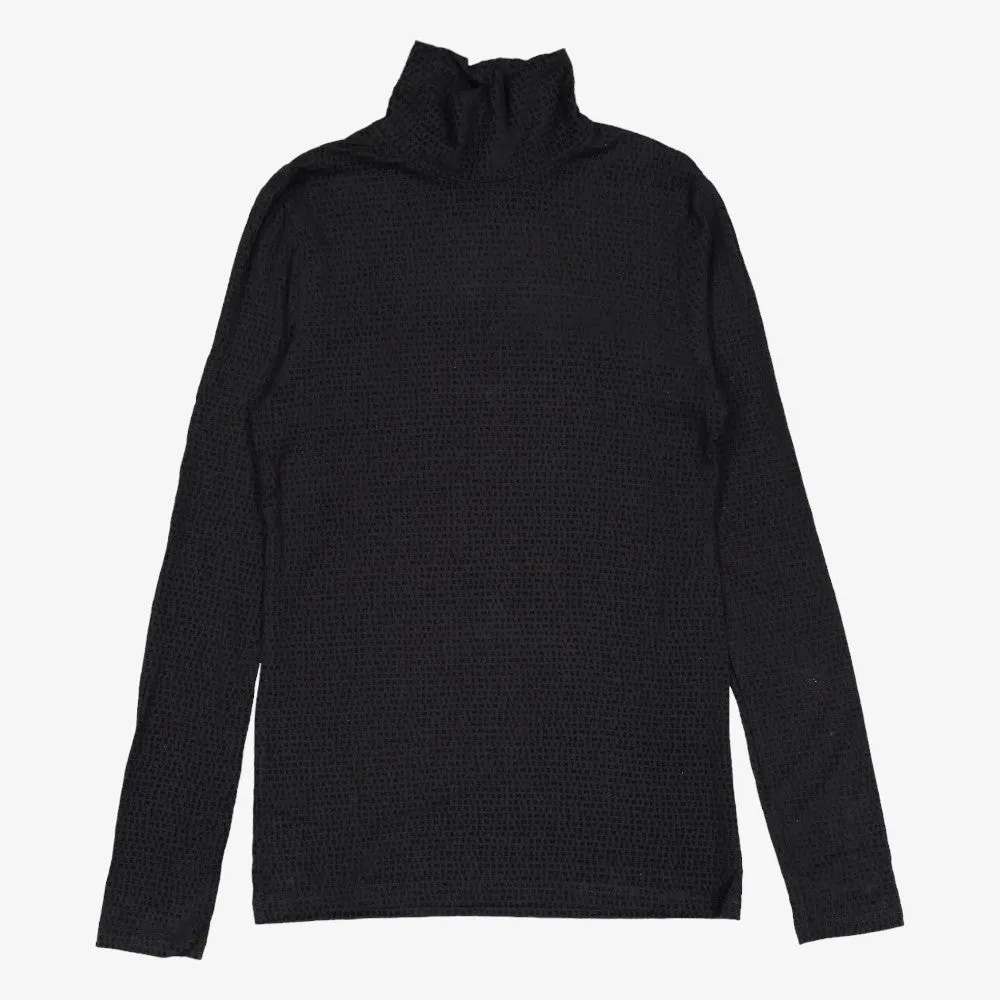 Logo Turtleneck - Jet Black