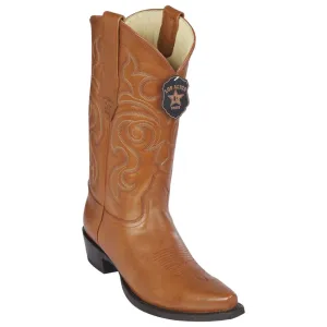 Los Altos Boots Mens #943851 Snip Toe | Genuine Pull Up Leather Boots | Color Honey