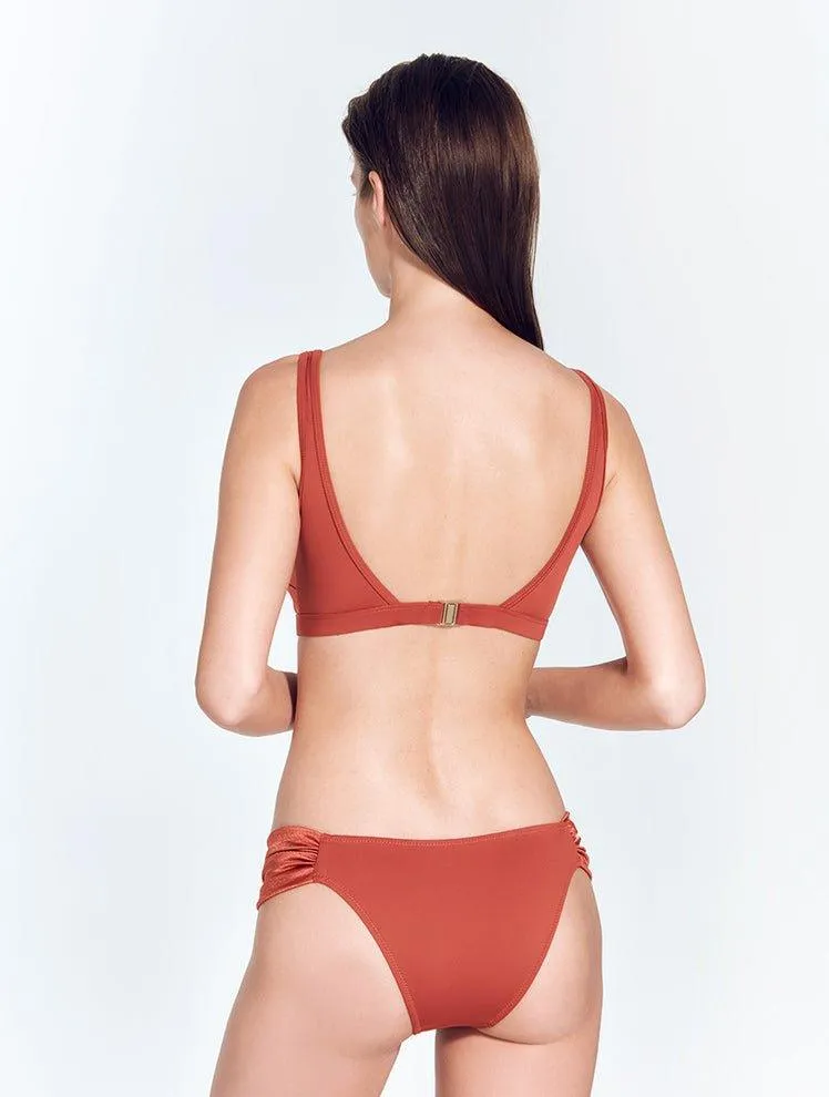 Manon Red Ochre Bikini Bottom