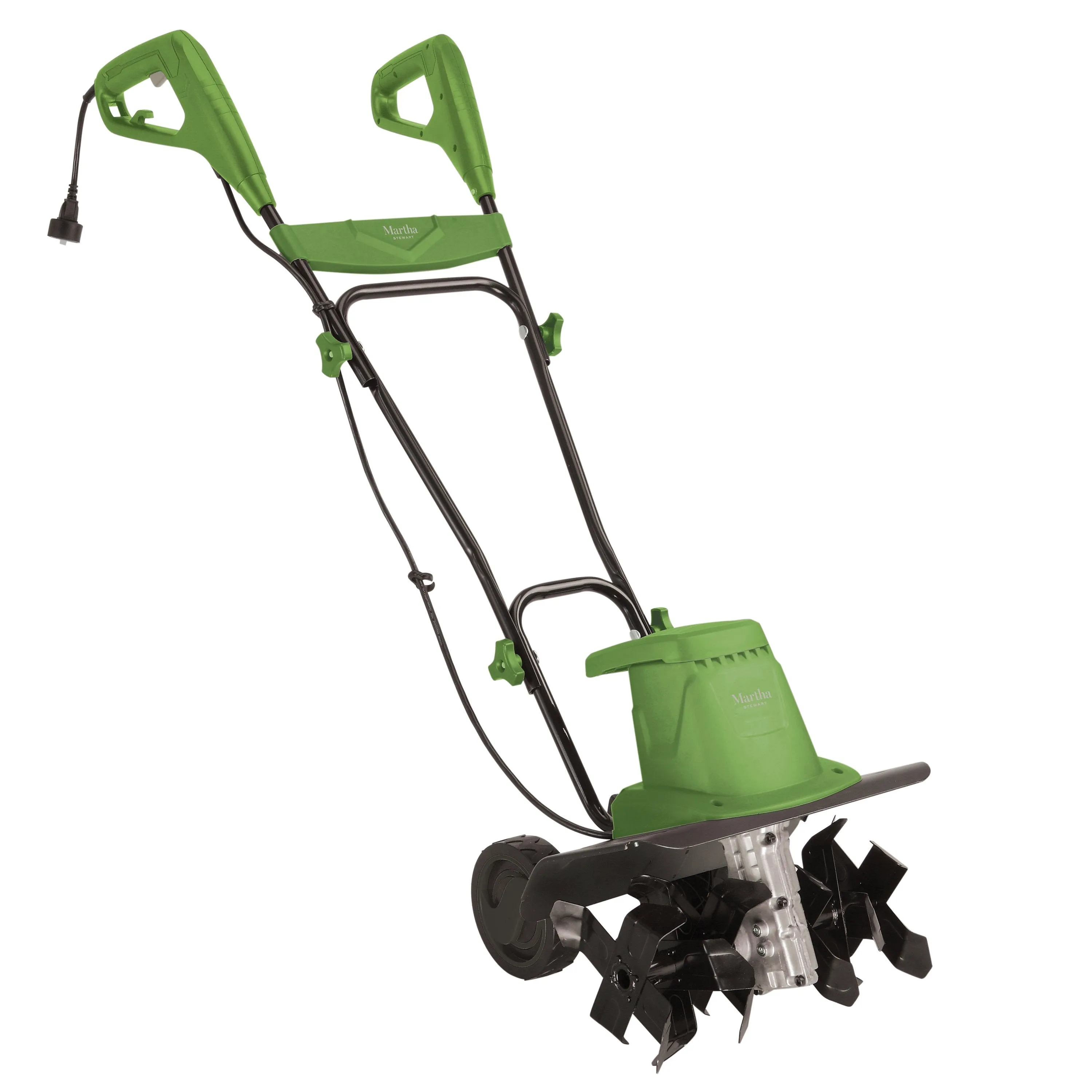 Martha Stewart MTS-TJ16E Electric Garden Tiller/Cultivator | 16-Inch | 13.5-Amp | Adjustable Height