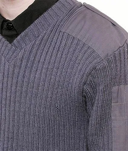 Men's Vintage British Air Force V-Neck Sweater