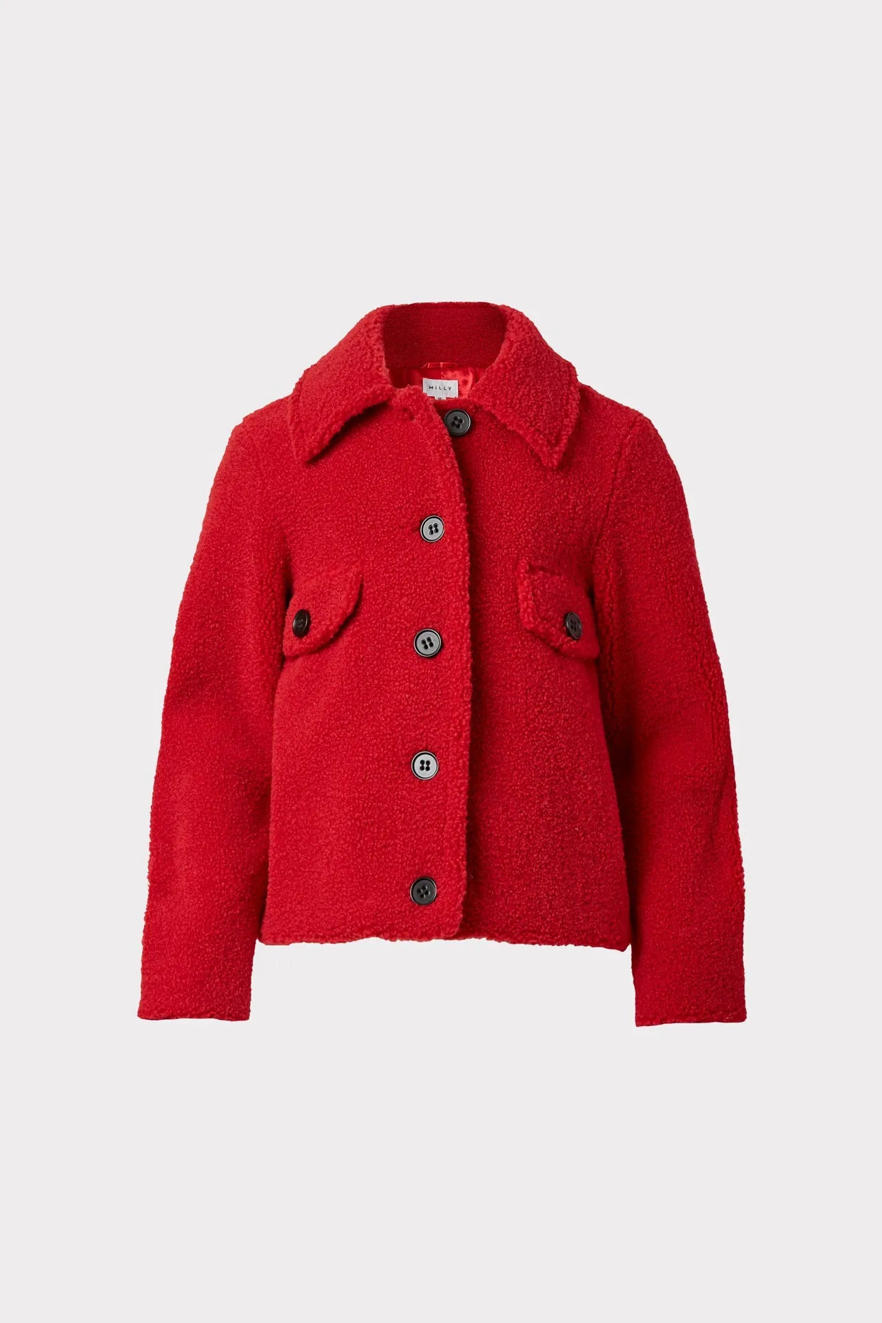 Milly Minis Utility Wool Coat