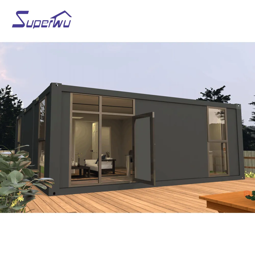 Movable luxury portable 20FT prefab houses customized modular homes high standard prefabricated container house under 100k