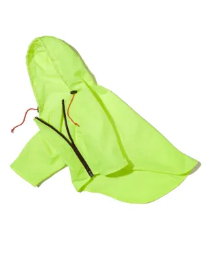 Nylon Dog Rainbreaker in Neon Yellow << FINAL SALE >>