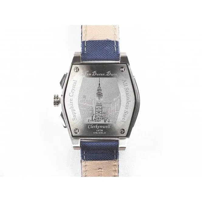 Oxford Blue Clerkenwell Quartz Watch 1776HCLBLUQ