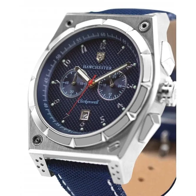 Oxford Blue Clerkenwell Quartz Watch 1776HCLBLUQ