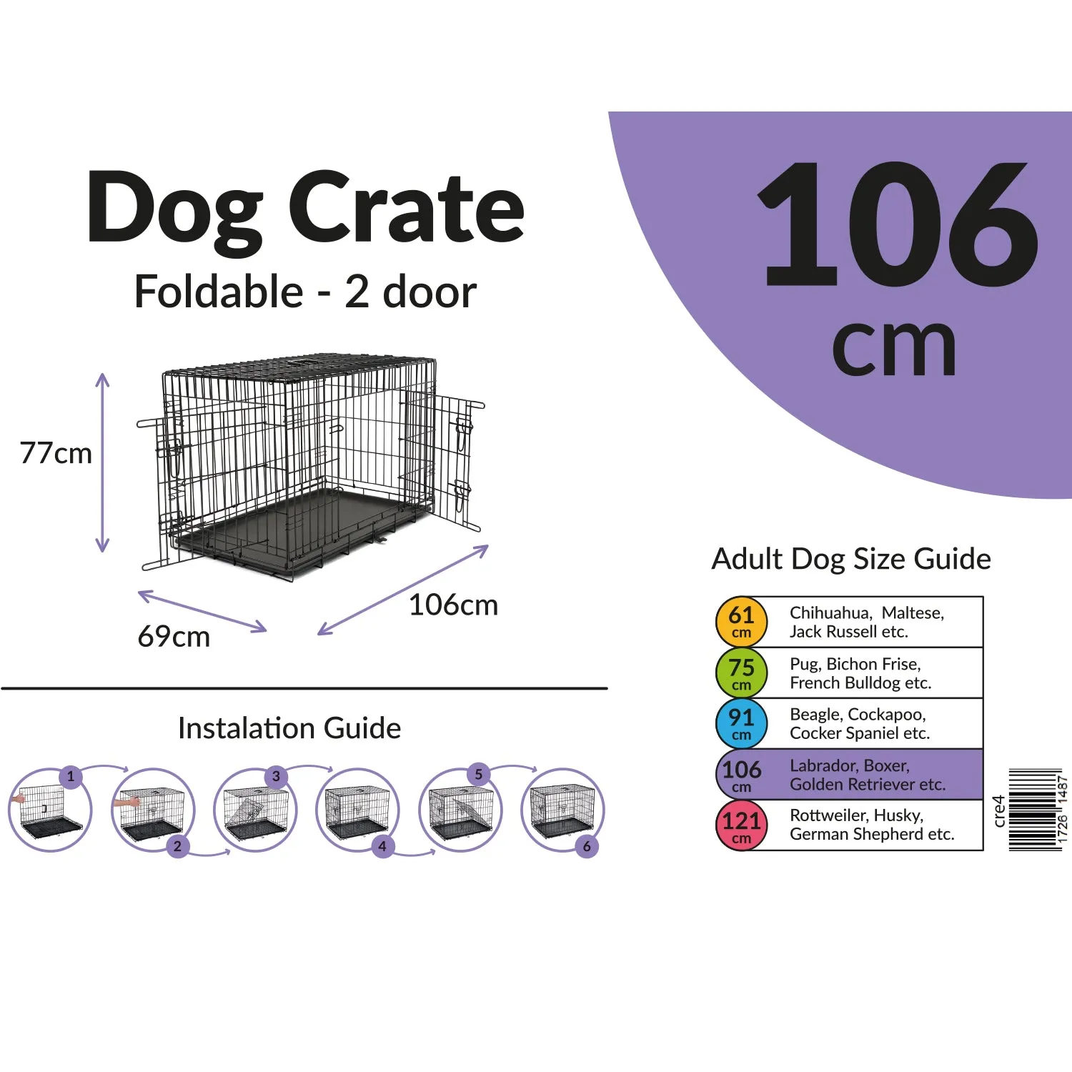 Petstop Essentials - Wire Dog Crate